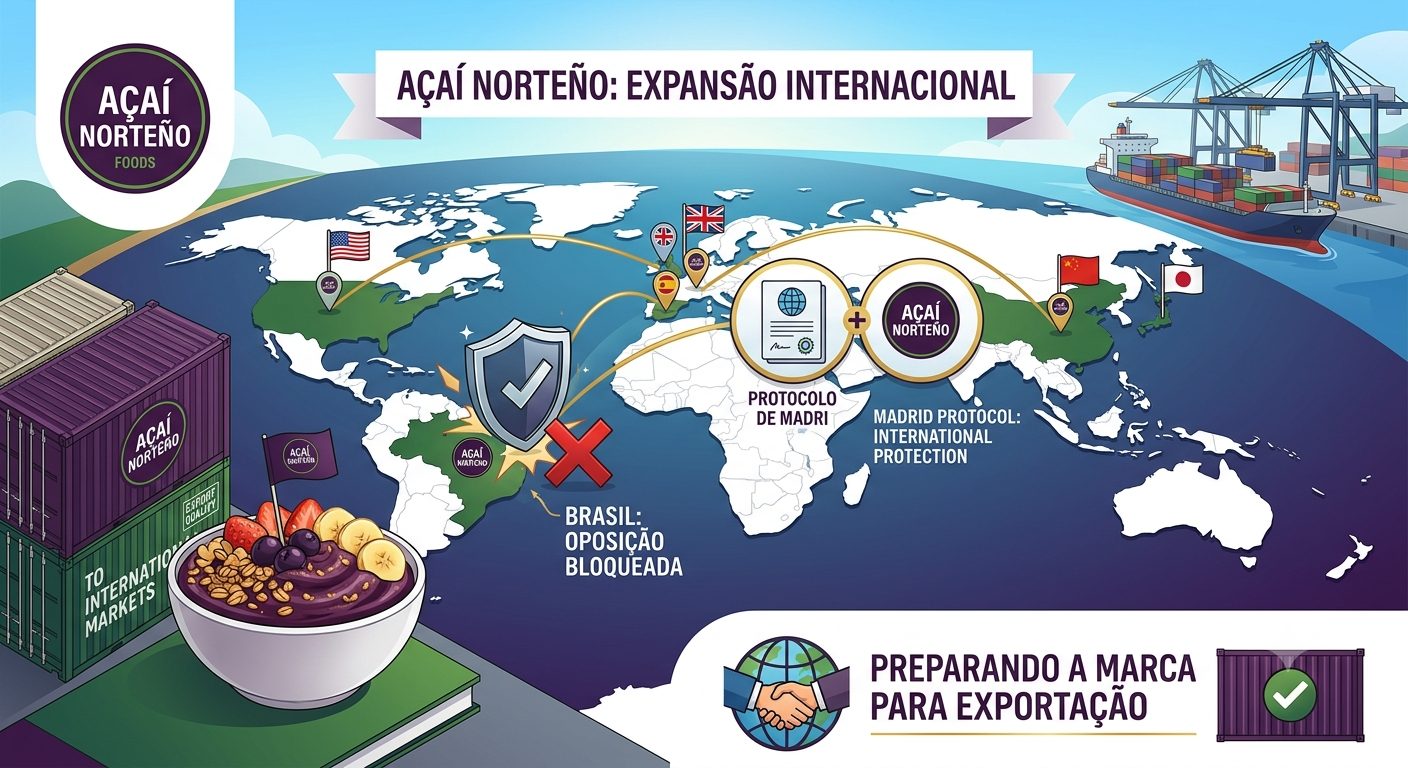 Case Açaí Norteño — expansão internacional da marca